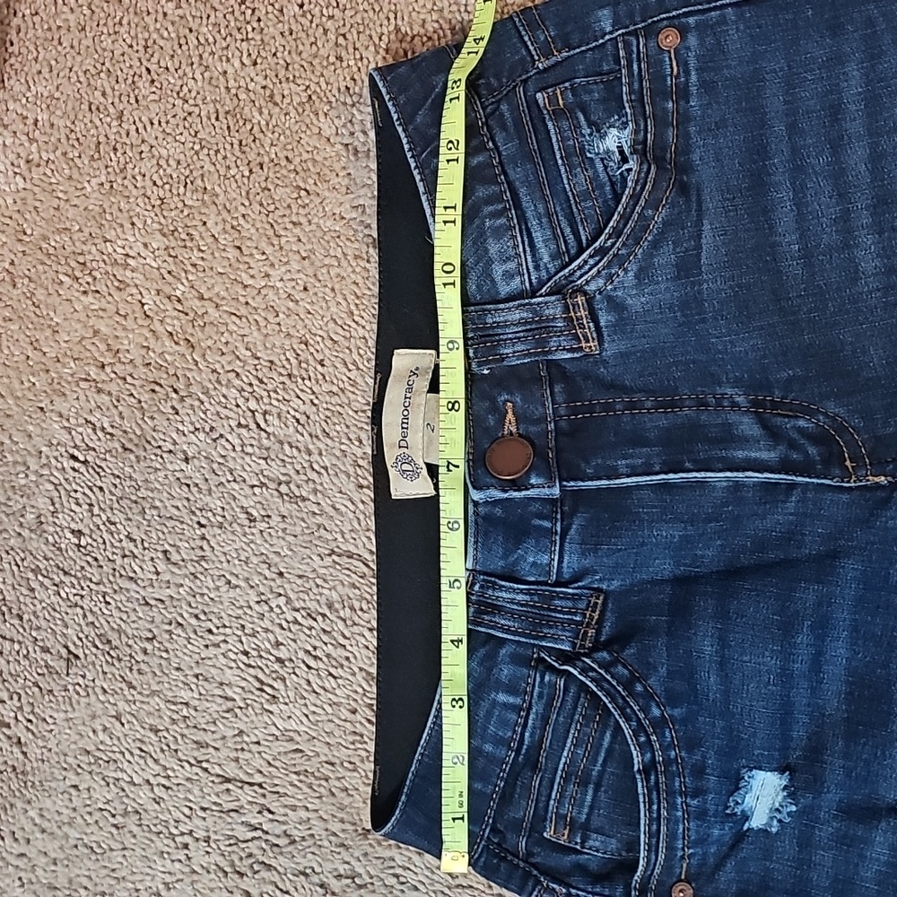 Democracy Flare Dark Blue Jeans - Picture 6 of 7